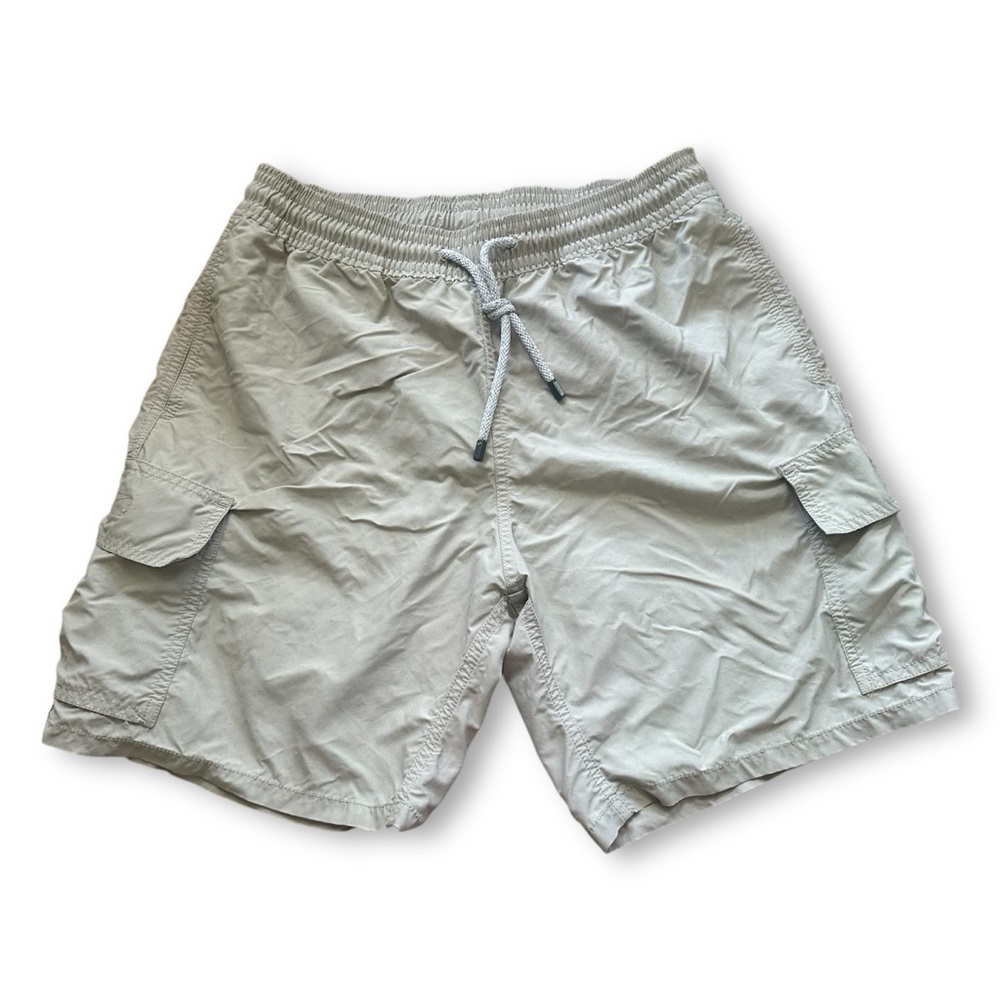 Vintage Vilebrequin Men’s Cargo Shorts Beige Khaki